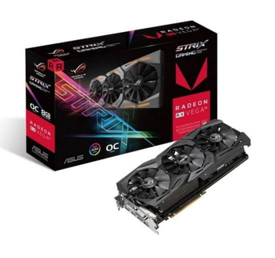ASUS grafička kartica ROG Strix Radeon RX VEGA56 OC 8GB HBM2 AURA