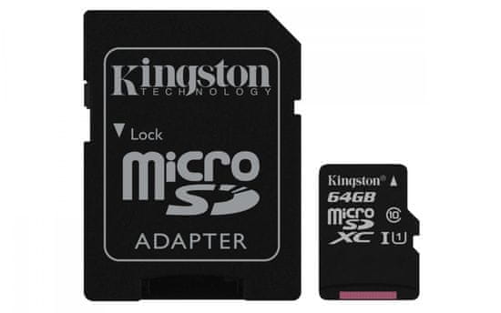 Kingston memorijska kartica microSDHC 64GB (SDCS/64GB)
