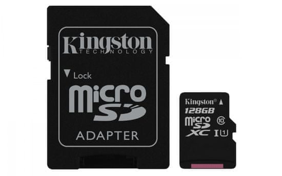 Kingston memorijska kartica microSDXC 128GB (SDCS/128GB)