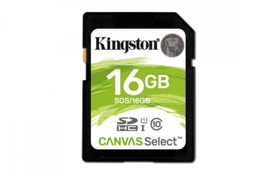 Kingston memorijska kartica SDHC, 16GB 80R Class 10 UHS-I (SDS/16GB)
