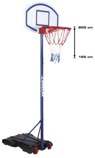 Hudora samostojeći košarkaški koš Hornet, 205 cm