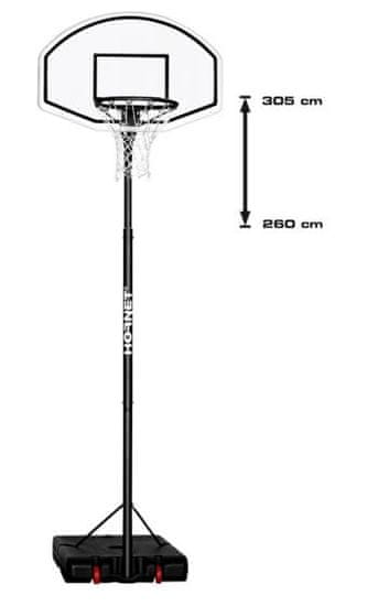 Hudora samostojeći košarkaški koš Hornet, 305 cm