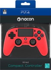 Nacon controller za PS4, crveni