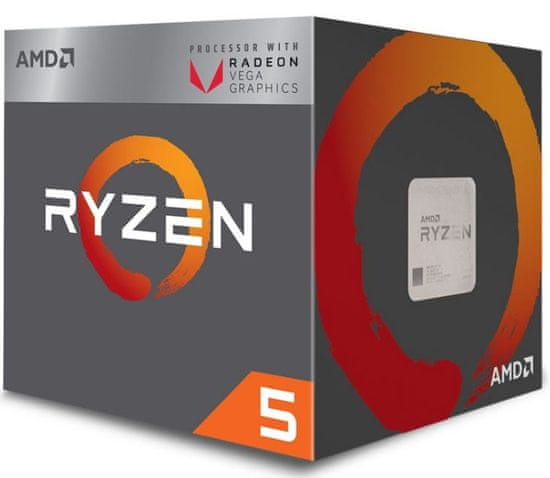 AMD procesor Ryzen 5 2400G s hladnjakom Wraith Stealth 65W (YD2400C5FBBOX)