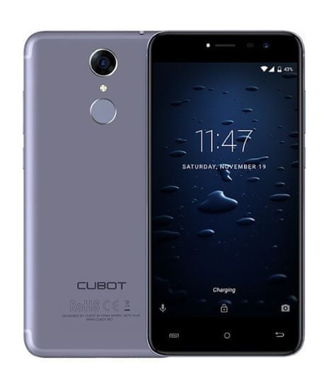 Cubot mobilni telefon Note Plus, LTE, DualSIM, plavi