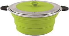 Outwell Collaps Pot with Lid M sklopivi lonac, Lime Green