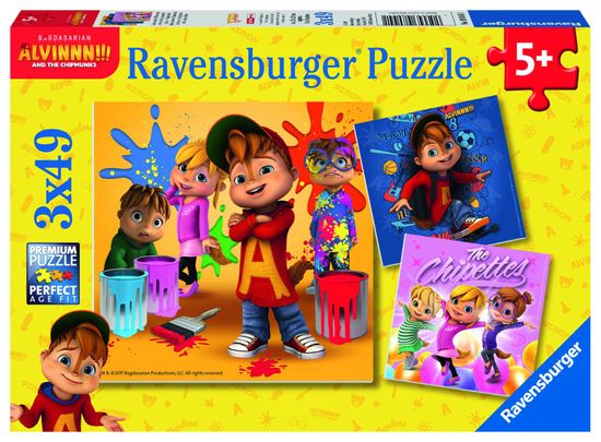 Ravensburger Puzzle Alvin, 3 x 49 dijelova