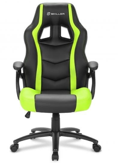 Sharkoon gamerski stol Shark SGS1, crno/zeleni