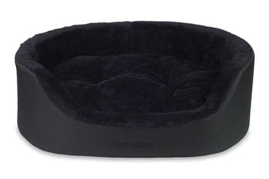 Argi krevet za psa Aspen s jastukom, crna
