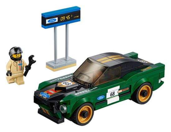LEGO trkači auto Speed Champions 75884 1968 Ford Mustang Fastback