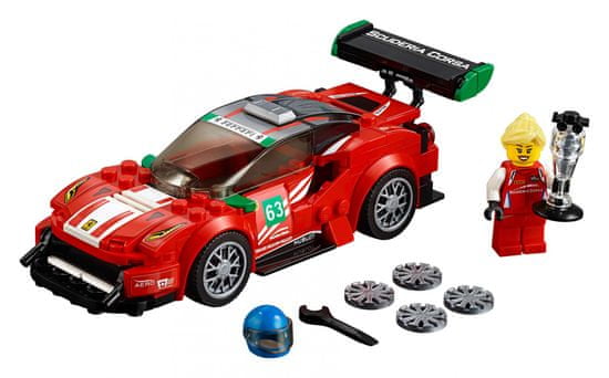 LEGO trkači auto Speed Champions 75886 Ferrari 488 GT3 Scuderia Corsa