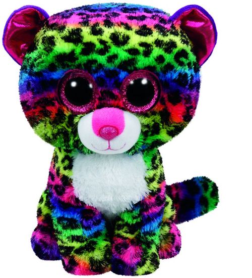 TY igračka Beanie Boos leopard DOTTY, 24 cm - Medium