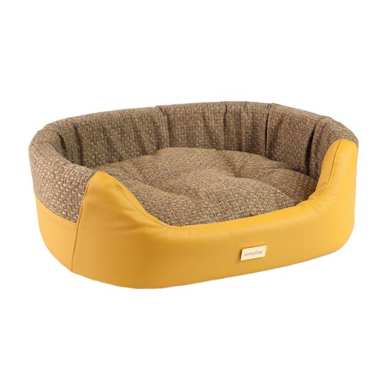 Argi ovalni krevet za psa - Morgan - žuta