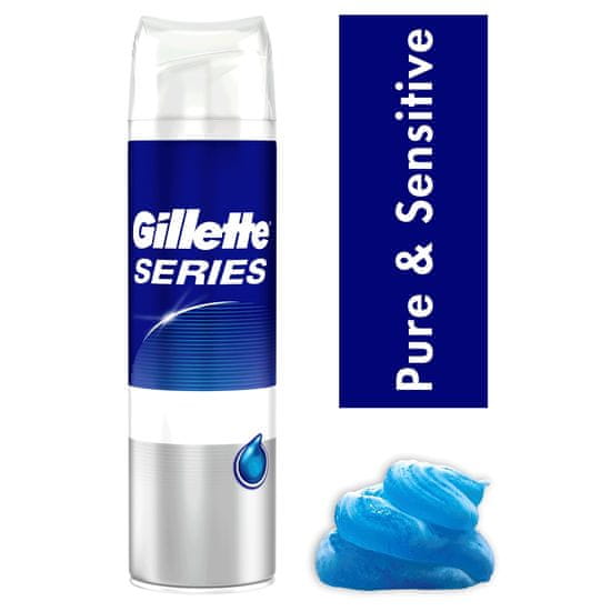 Gillette gel za brijanje Series Sensitive gel, 200 ml