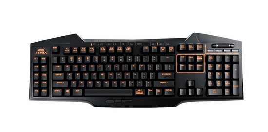 ASUS tipkovnica Strix Tactic Pro, MX Black, USB, HR.
