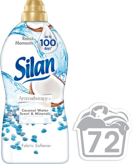 Silan omekšivač Aromatherapy+ Coconut Water, 1,8 l, 72 pranja