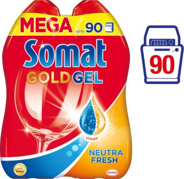 Somat Gold gel Neutra-Fresh 2 x 900 ml (90 pranja)