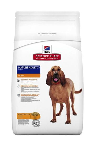 Hill's Canine Mature Adult Light hrana za pse, 12 kg