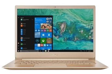 Acer prijenosno računalo Swift 5 SF514-52TP-52RU i5-8250U/8GB/SSD256GB/14FHD/W10P, zlatna (NX.H0CEX.001)
