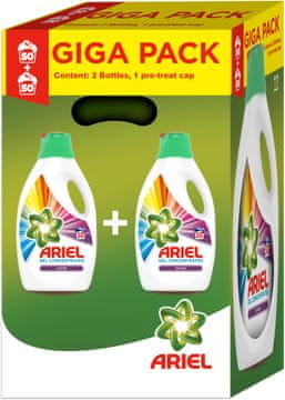 Ariel tekući deterdžent Color gel 2 x 2,75 L (100 pranja)