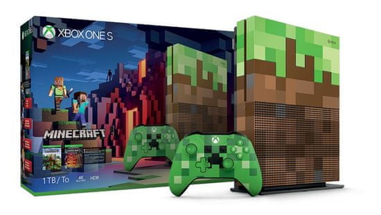 Microsoft igraća konzola Xbox One S, 1TB + Minecraft LE