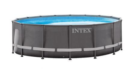Intex bazen Ultra Frame, 488 x 122 cm, s pješčanom filter pumpom, ljestvama, podlogom, pokrivačem (26324NP)