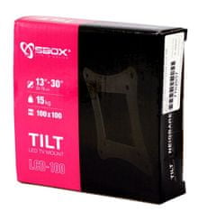 S-box zidni nosač LCD-100, crni