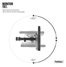 VonHaus dvostruki stolni nosač za dva monitora do dijagonale 68,58 cm (27") (05/116)