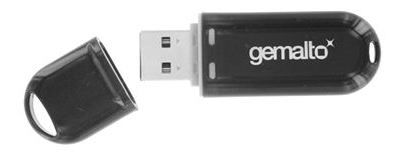 Gemalto Smart USB Stick K50, SafeNet Autehntication Client, crna