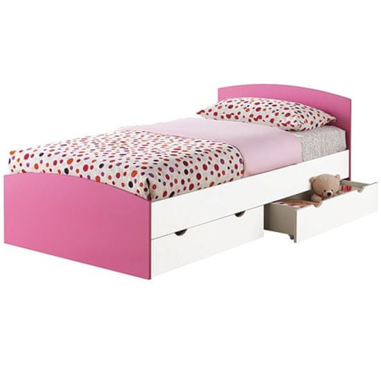 krevet Štrumpfeta 90x200, roza