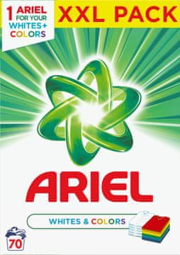 Ariel prašak za rublje White & Color, 5.25 kg, 70 pranja