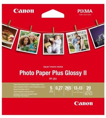 Canon foto papir PP-201, 13x13cm, 260g/m2, 20 listova