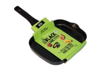 Texell Grill tava Black Line, 28 x 24 cm