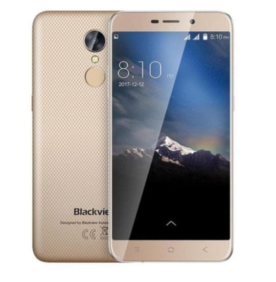 iGET GSM telefon Blackview A10, zlatni + Poklon: Etui