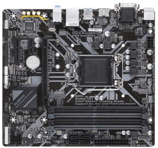 Gigabyte matična ploča B360M DS3H, DDR4, SATA3, USB3.1Gen1, LGA1151 mATX