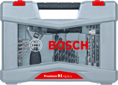 Bosch 91-dijelni Premium komplet nastavaka, vijaka i svrdala (2608P00235)