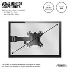 VonHaus stolni nosač za monitor 33-68,6 cm (13-27")