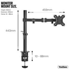 VonHaus stolni nosač za monitor 33-68,6 cm (13-27")