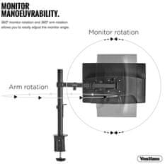 VonHaus stolni nosač za monitor 33-68,6 cm (13-27")