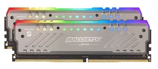 Crucial memorija (RAM) DDR4 16GB Kit (2x8), PC4-21300 2666MT/s, CL16 DR x8 1.2V, RGB