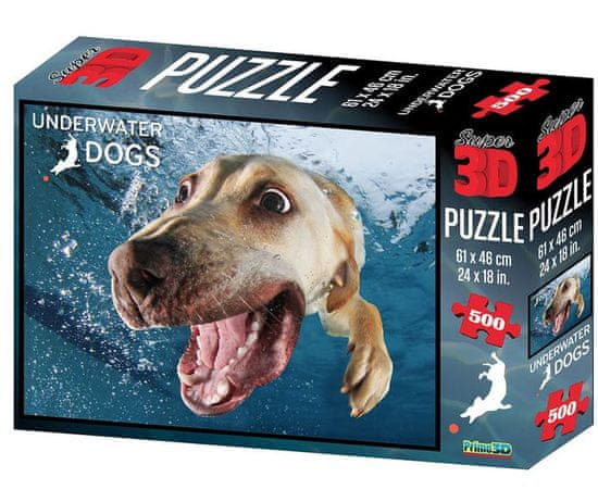 Underwater Dogs slagalica 3D pas Bella 500 komada