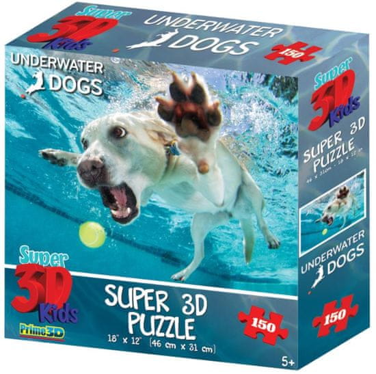Underwater Dogs slagalica 3D pas Daisy 150 komada