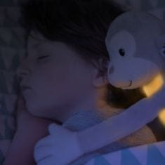 ZAZU mekana igračka majmun MAX sa svjetlom i zvukom, siva