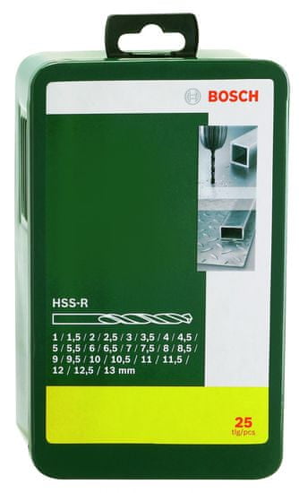 Bosch komplet HSS-R svrdala za metal, 25 komada (2607019446)