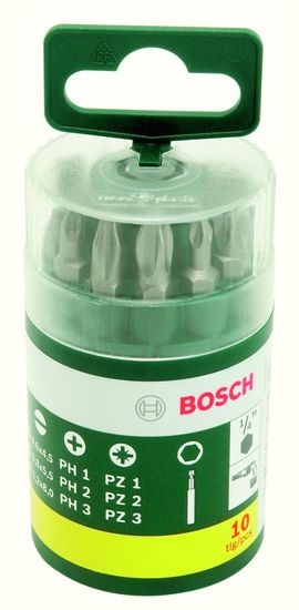 Bosch 10-dijelni komplet bit nastavaka (2607019454)