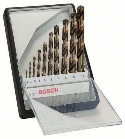 Bosch 10-dijelni komplet svrdala za metal Robust Line HSS-Co (2607019925)