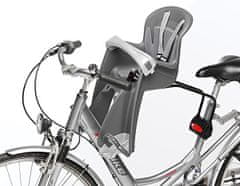Polisport Bilby sjedalo za bicikl Junior, stražnji nosač, siva/srebrna