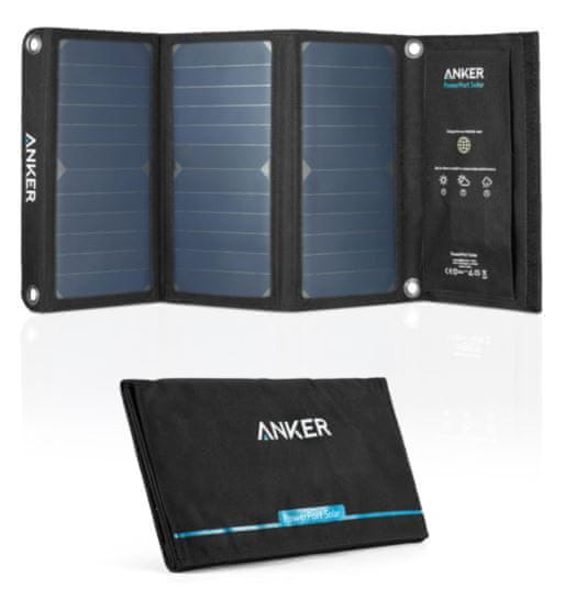 Anker prijenosni PowerPort solarni punjač, 2x USB, 21W
