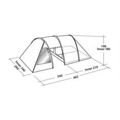 Easy Camp šator Explorer Galaxy 400, tirkizan