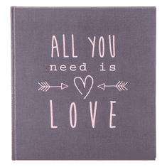 Goldbuch foto album All you need is love 30 x 31, 60 stranica, siv